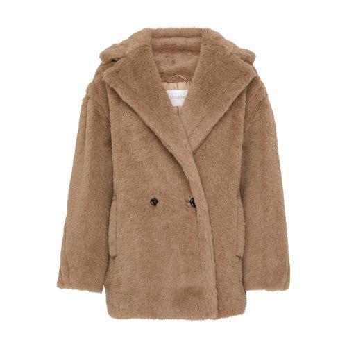 brown short teddy coat