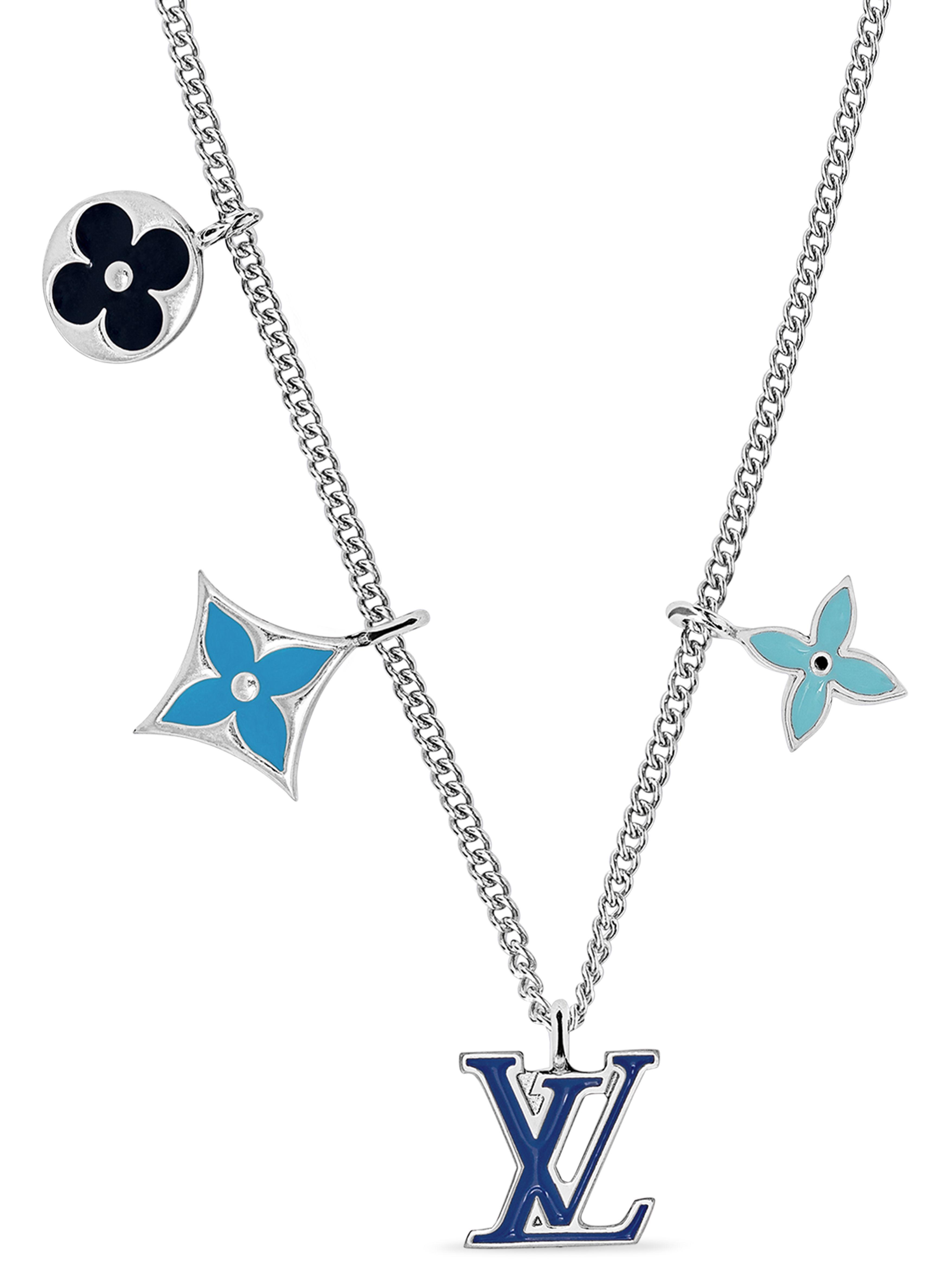 Collier LV Instinct Enamelled Louis Vuitton pour homme en coloris - Main Image