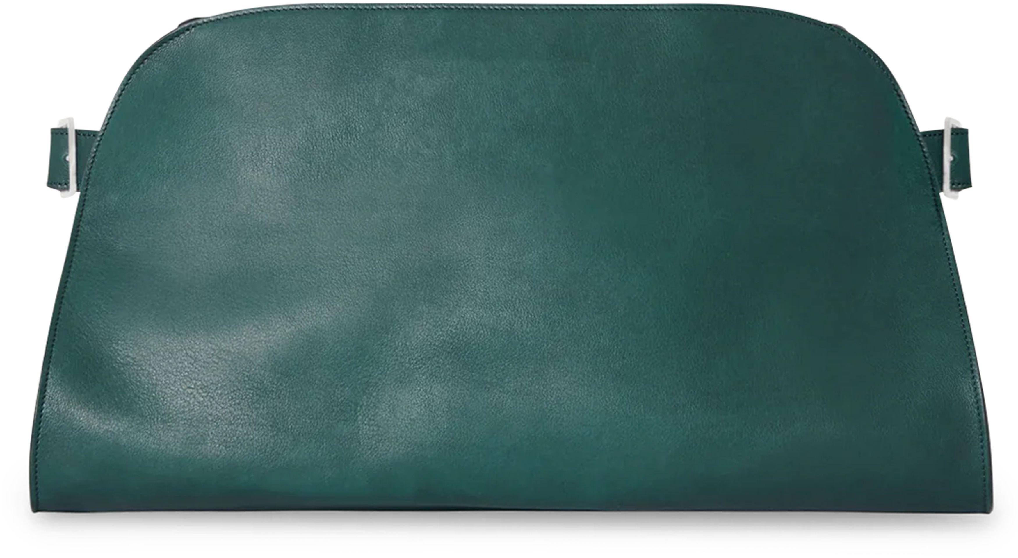 The Row Margaux Ew Clutch in Green | Lyst