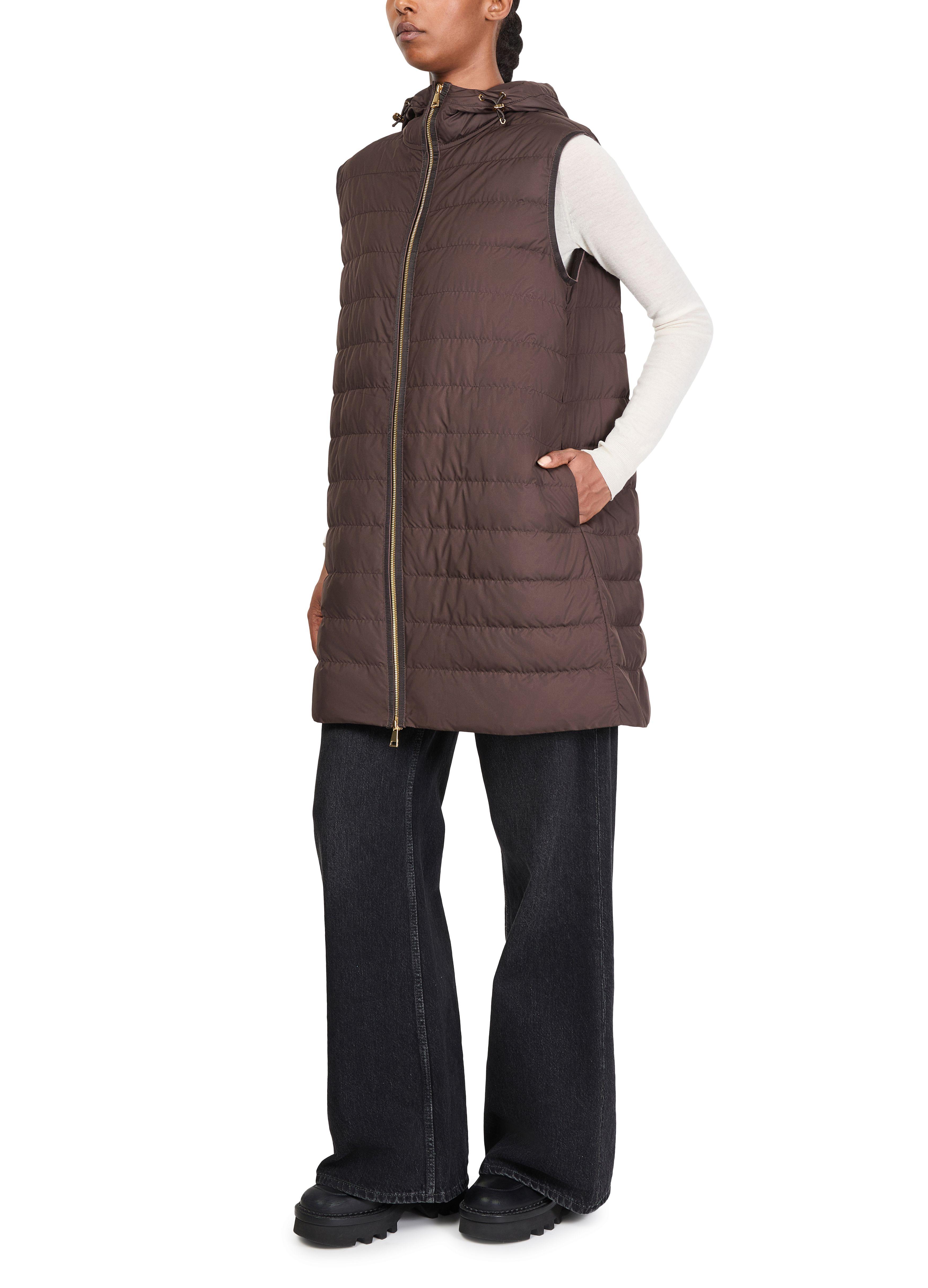 ブルゾン Moncler Brown Nylon Sainbel Parka moncler-brown-Langer-Parka-