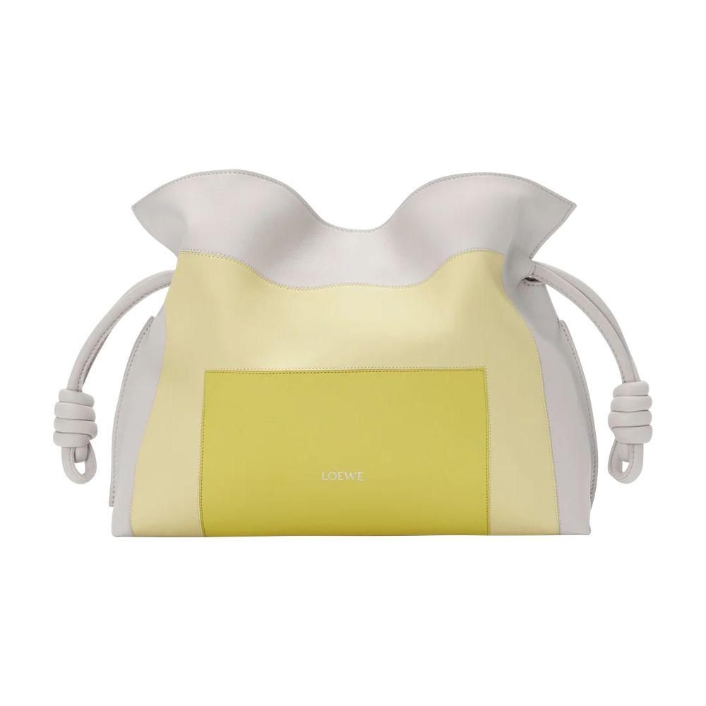 LOEWE クラッチバッグ イエロー×ホワイト LOEWE クラッチバッグ イエロー×ホワイト LOEWE クラッチバッグ