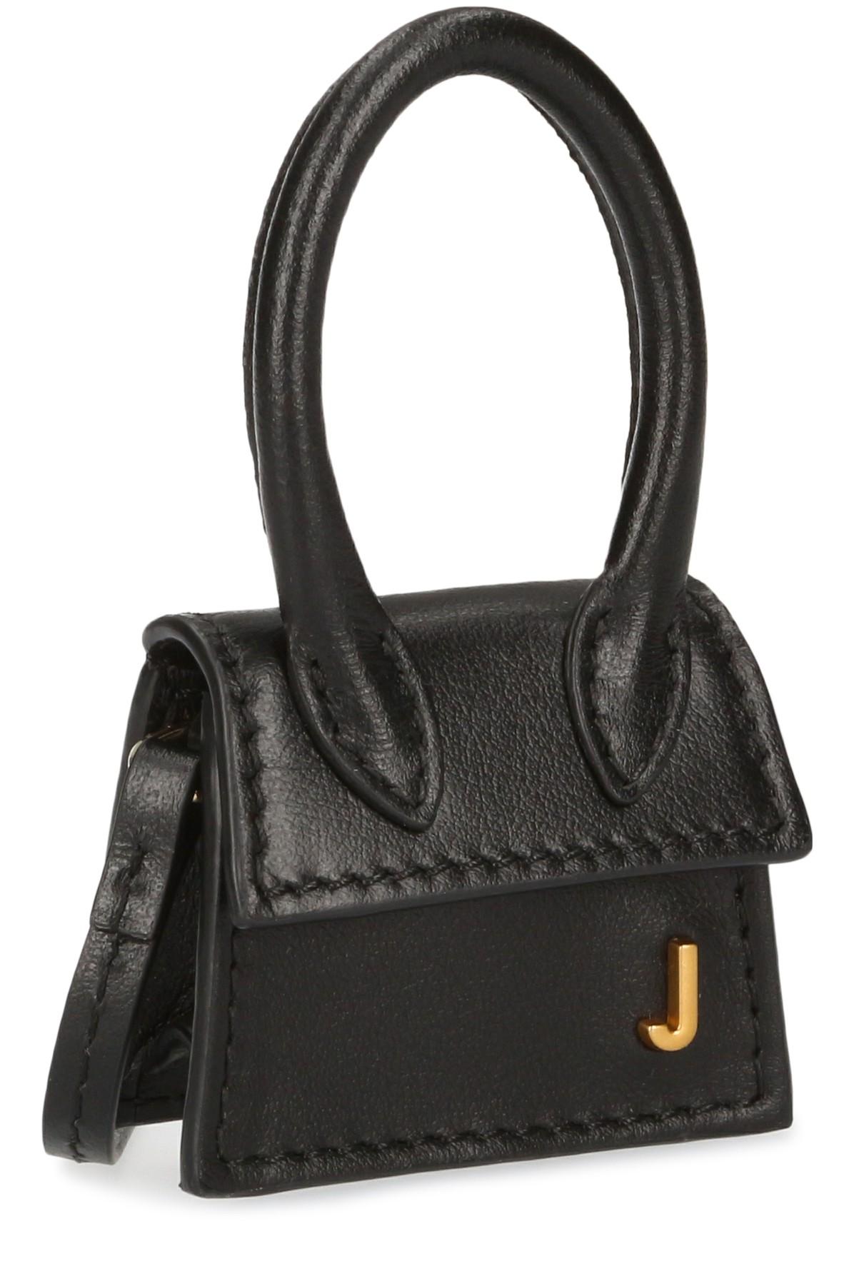 Jacquemus Le Petit Chiquito Mini Leather Bag in Black - Lyst