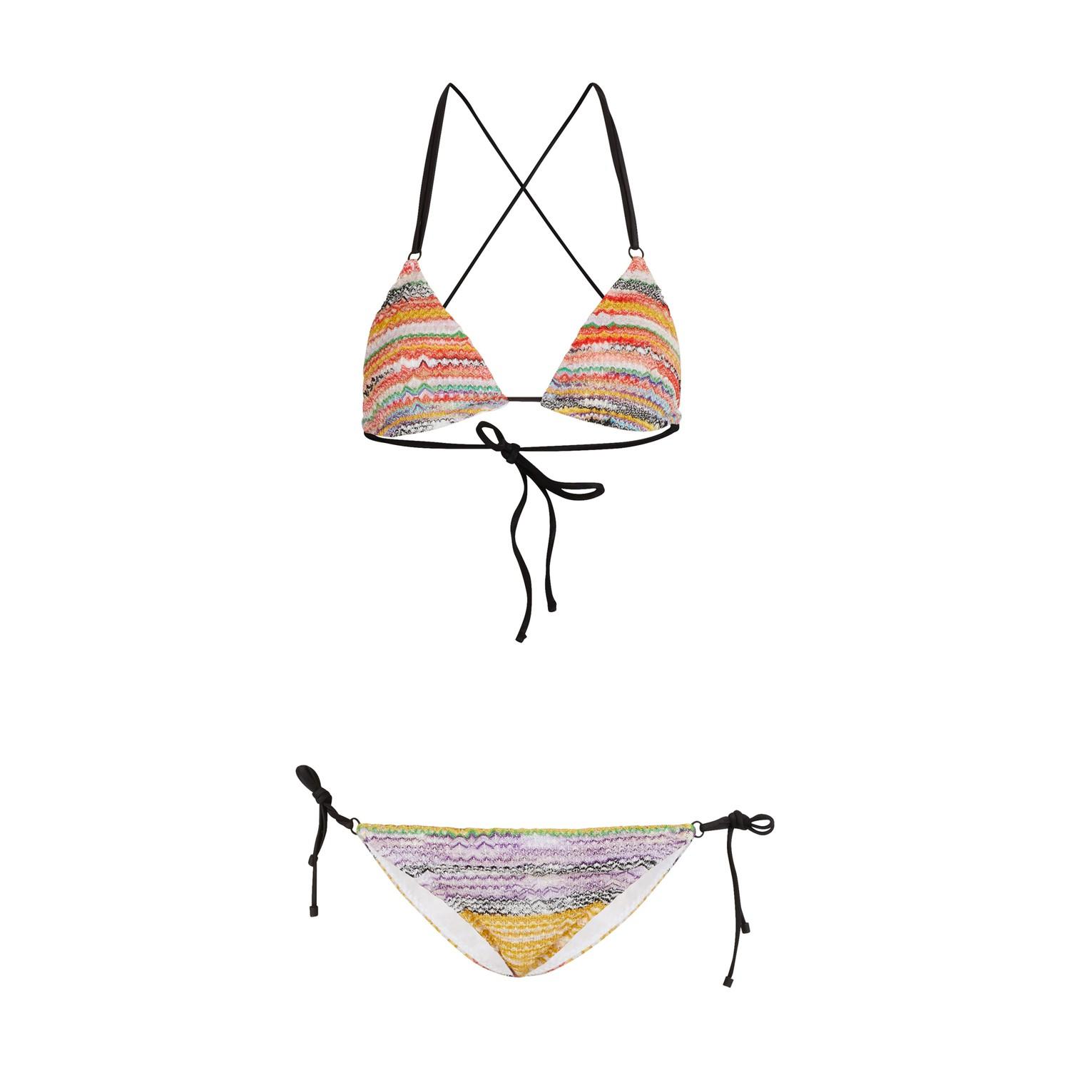 Missoni Knit Triangle Bikini - Lyst