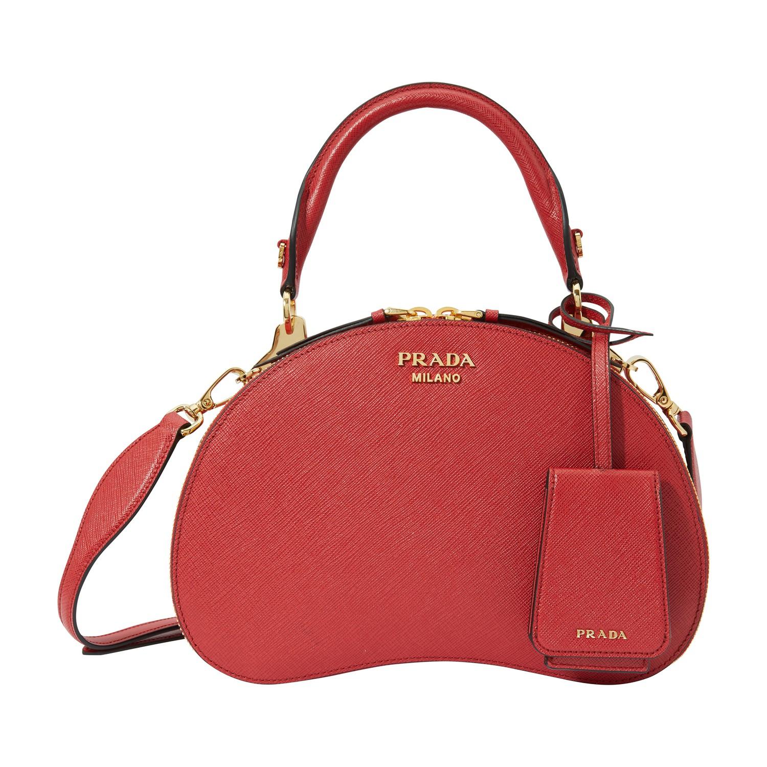 Prada New Sidonie Cross Body Bag in Red Lyst