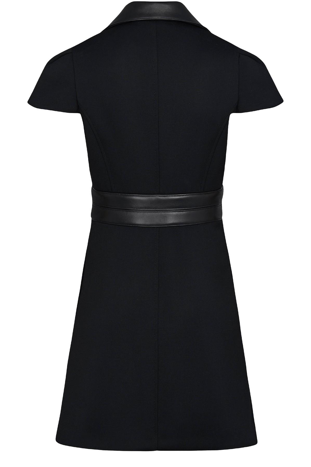 Louis Vuitton Black Leather Maxi Dress Size FR 36 (UK 8) – Sellier