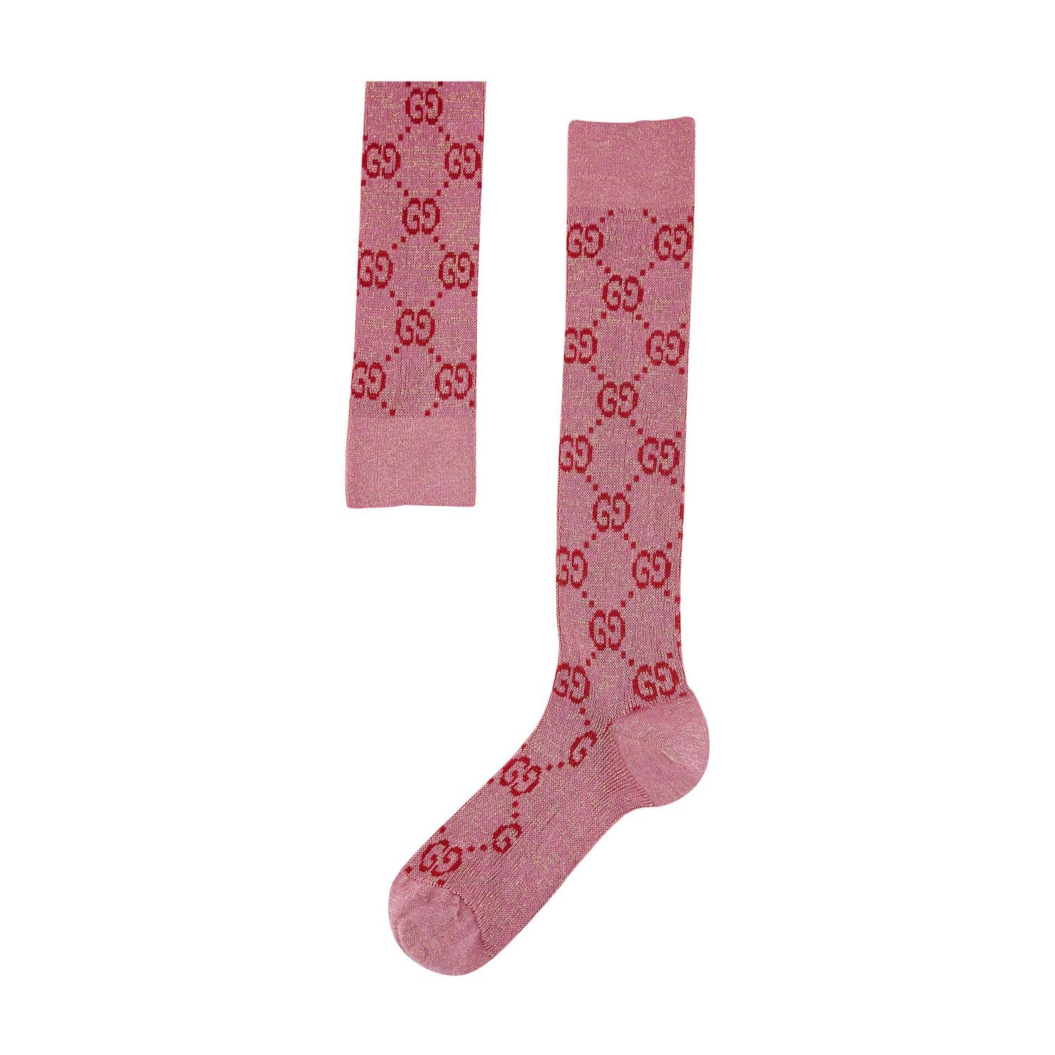 gucci socks pink