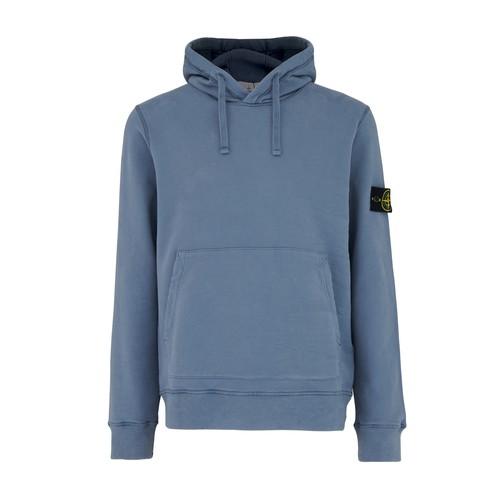 Stone Island Hoodie in Mid_blue (Blue) for Men - Lyst