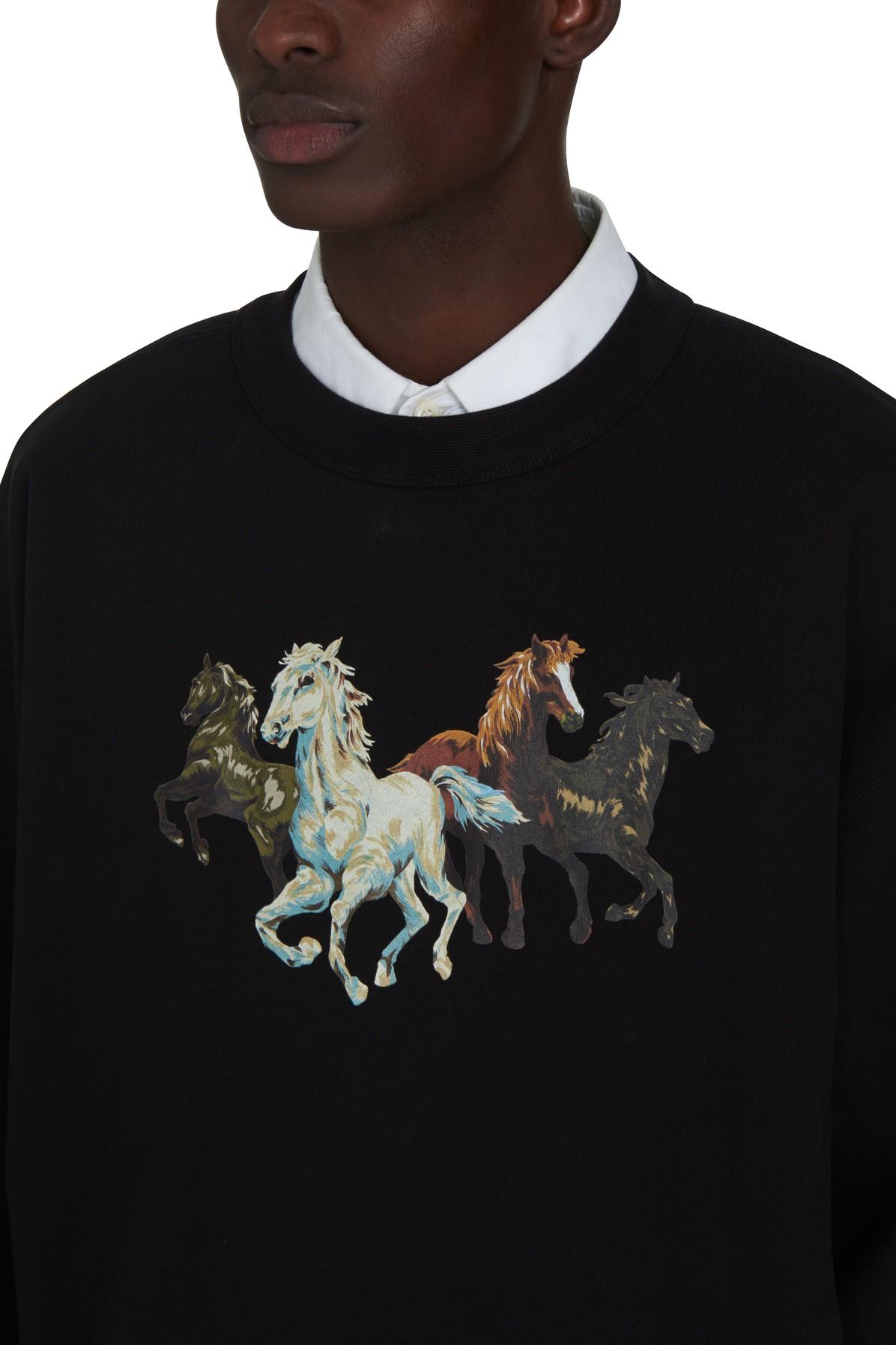 KENZO Horses Sweatshirt in Black for Men | Lyst