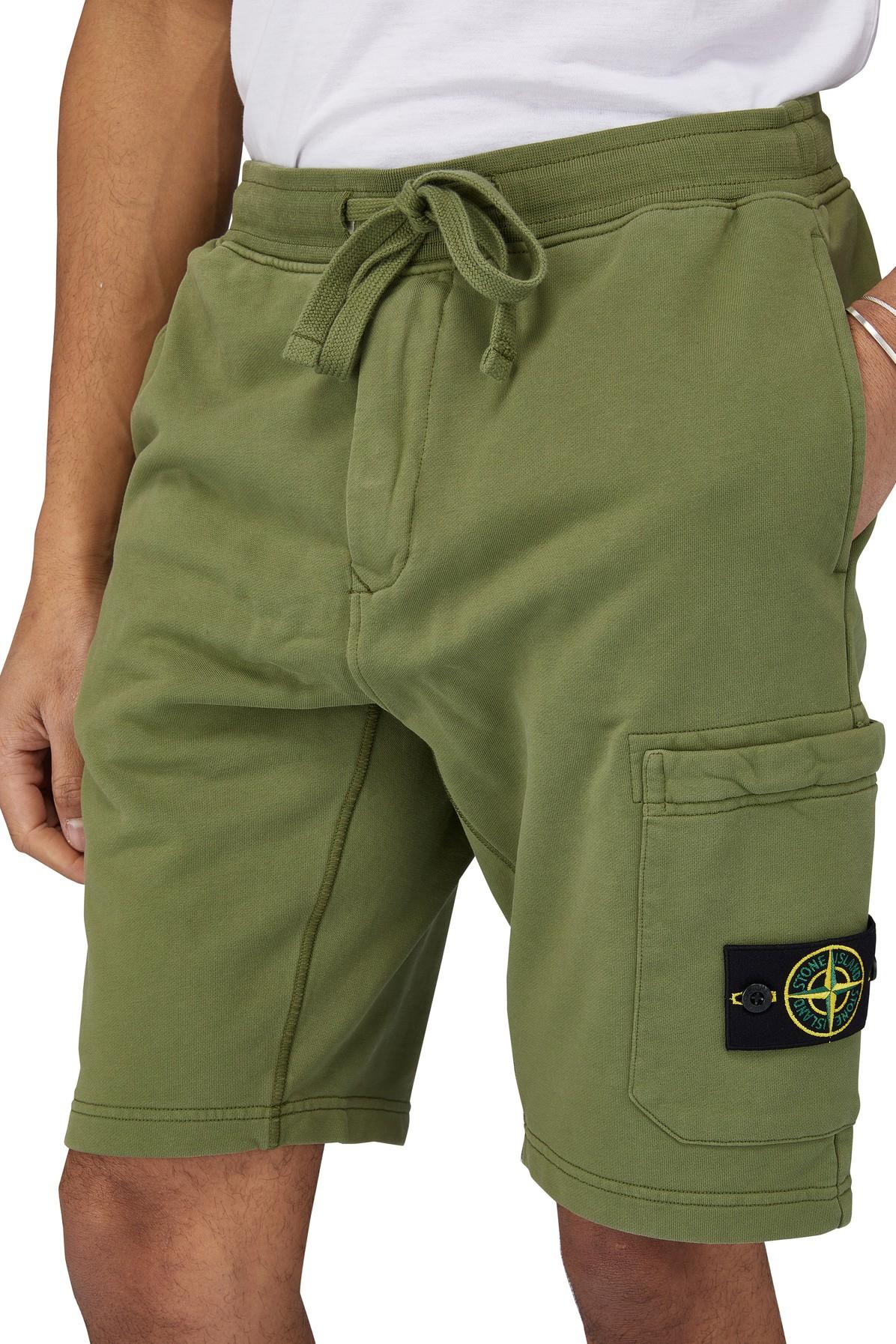 Stone Island Cotton Cargo Shorts in 