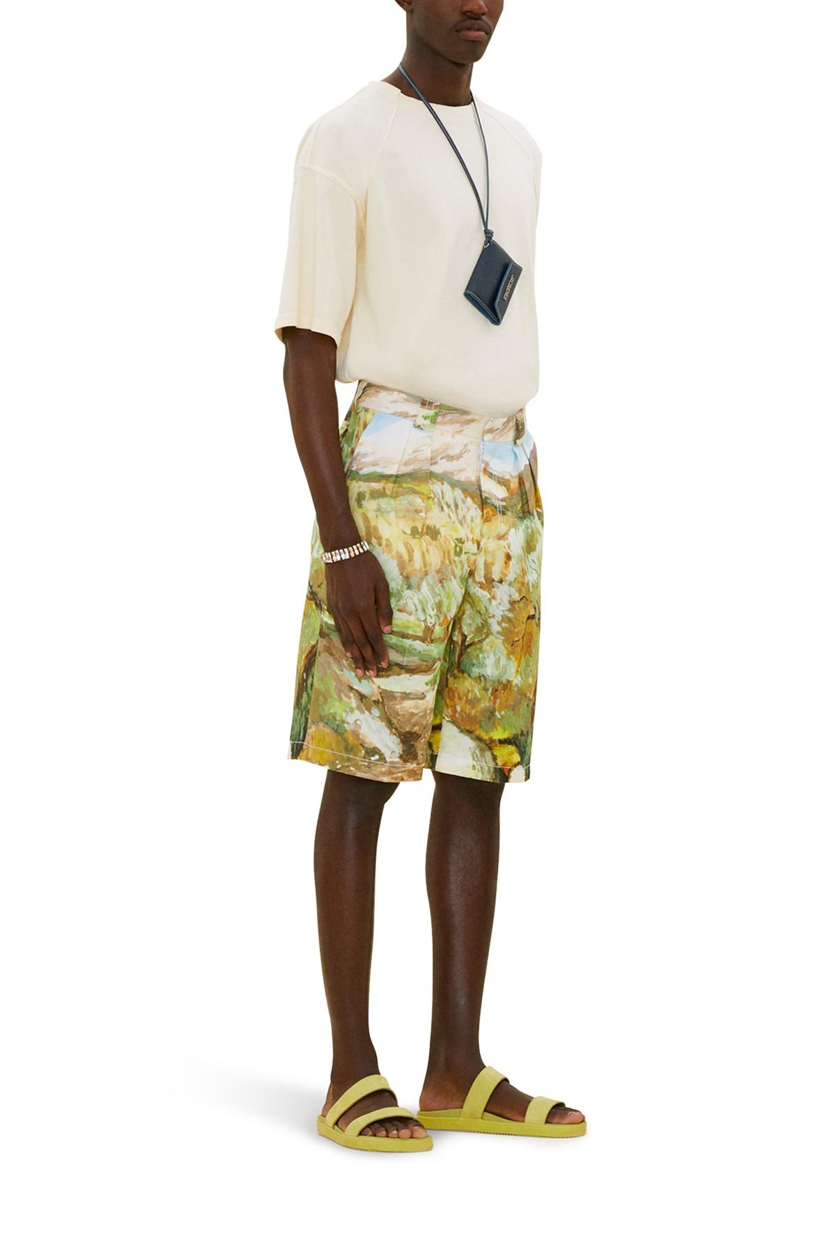 Louis Vuitton multi Cotton Graphic Floral Jacquard Shorts