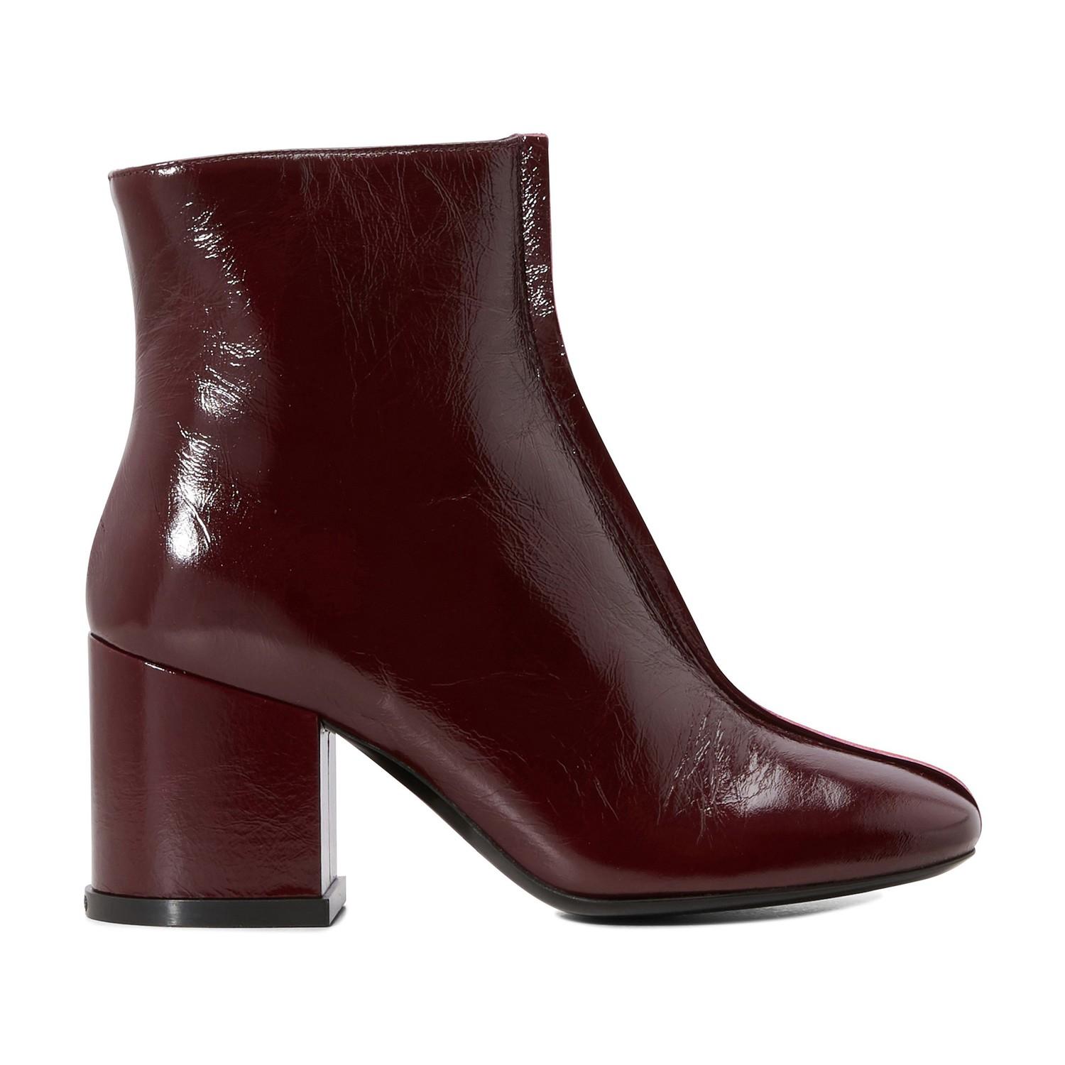 KENZO Leather Daria Boots With Heels - Lyst