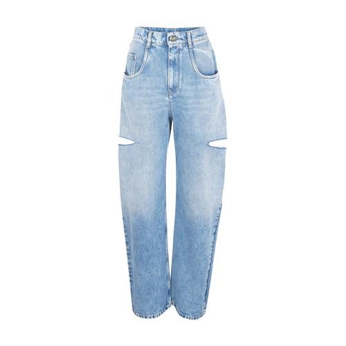 Maison Margiela Denim Jeans With Slash Details in Blue | Lyst Canada