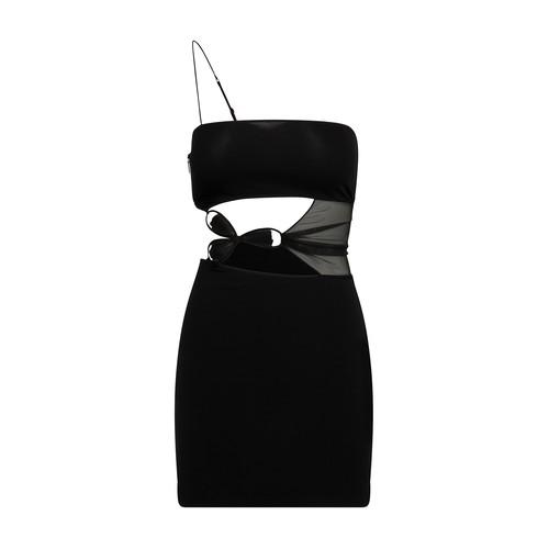 Nensi Dojaka Short Dress With Cut-outs in Black | Lyst