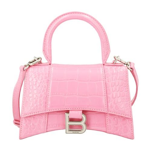 Balenciaga Hourglass Xs Top Handle in Pink | Lyst