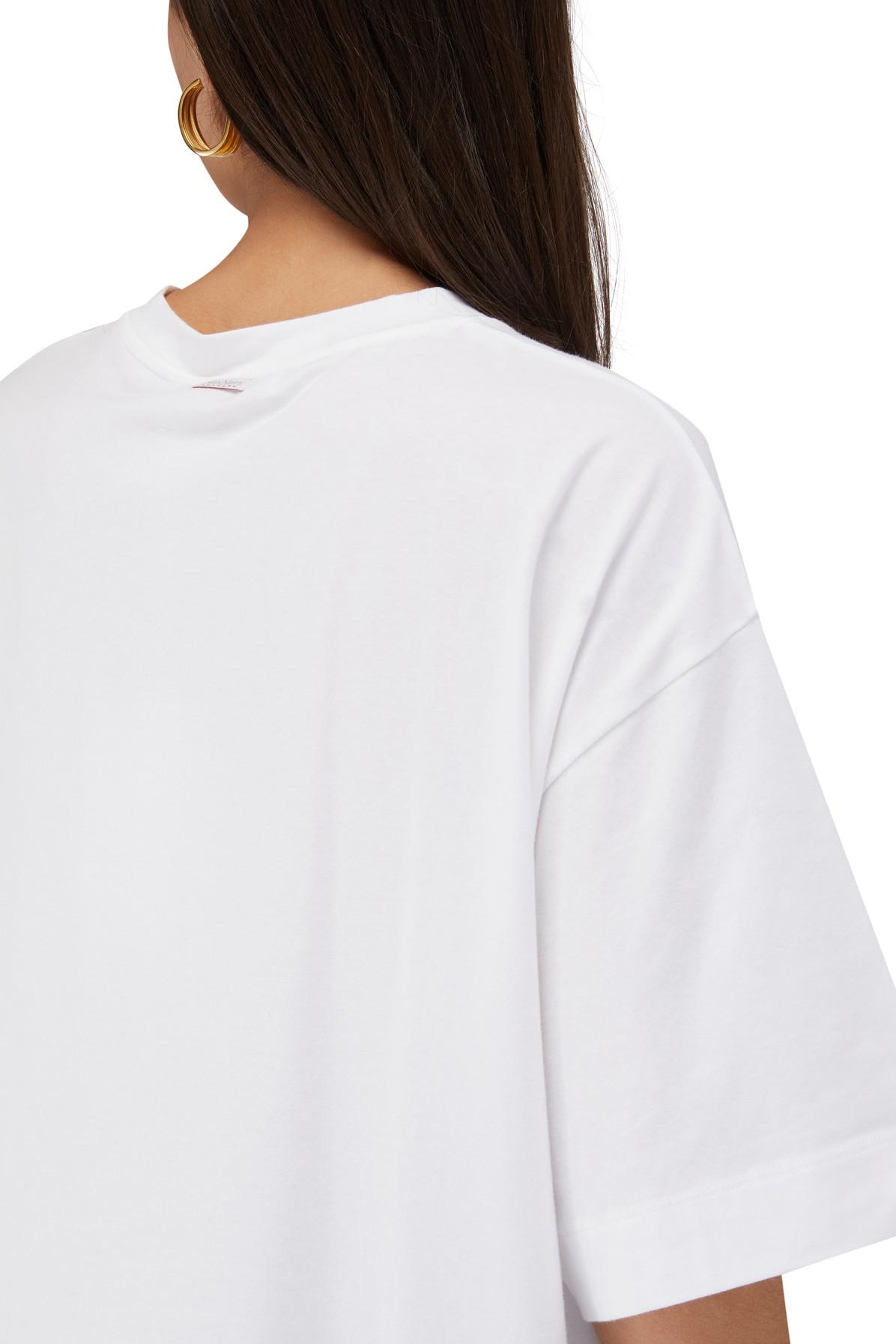 Max Mara Cotton Kirin Logo T-shirt - Leisure in White - Lyst