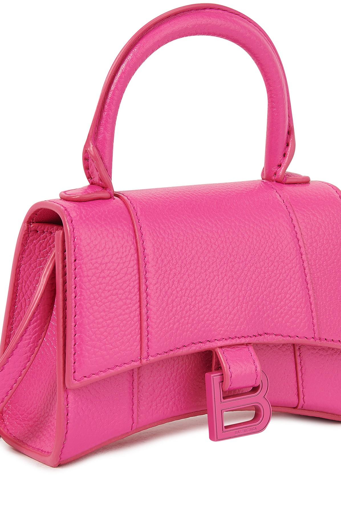 Balenciaga Pink Mini Hourglass Bag