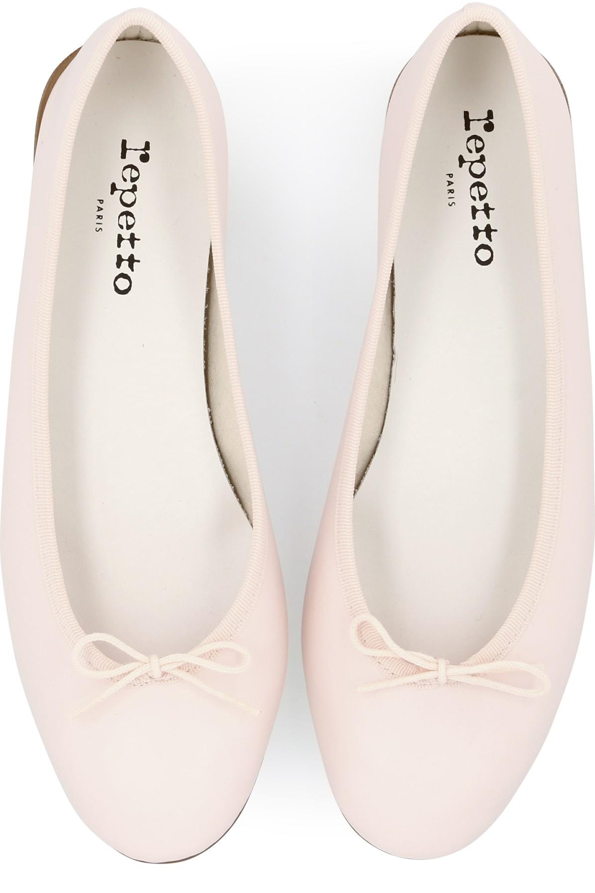 Repetto Cendrillon Leather Ballet Flats in icône/Light Pink (Pink ...