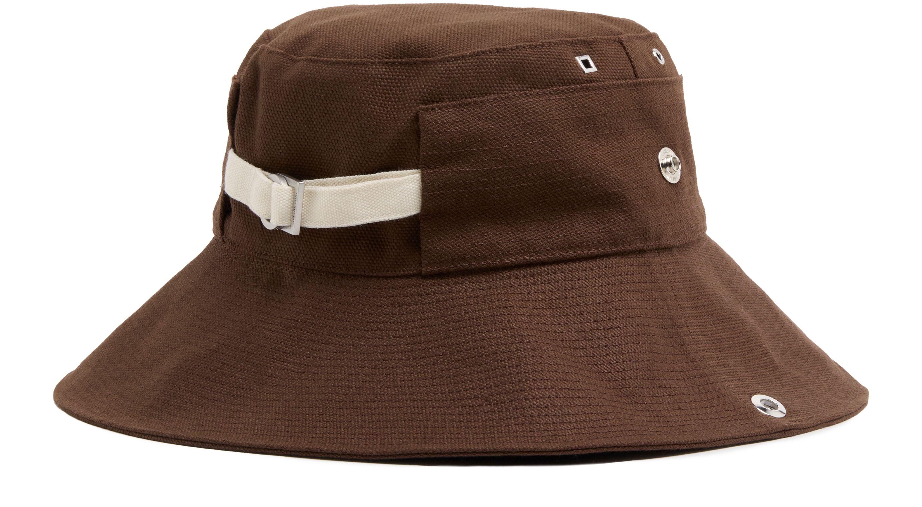 JACQUEMUS ブラウン The de-Nimes バケットハット Jacquemus Le Bob De-Nimes バケットハット | ブラウン