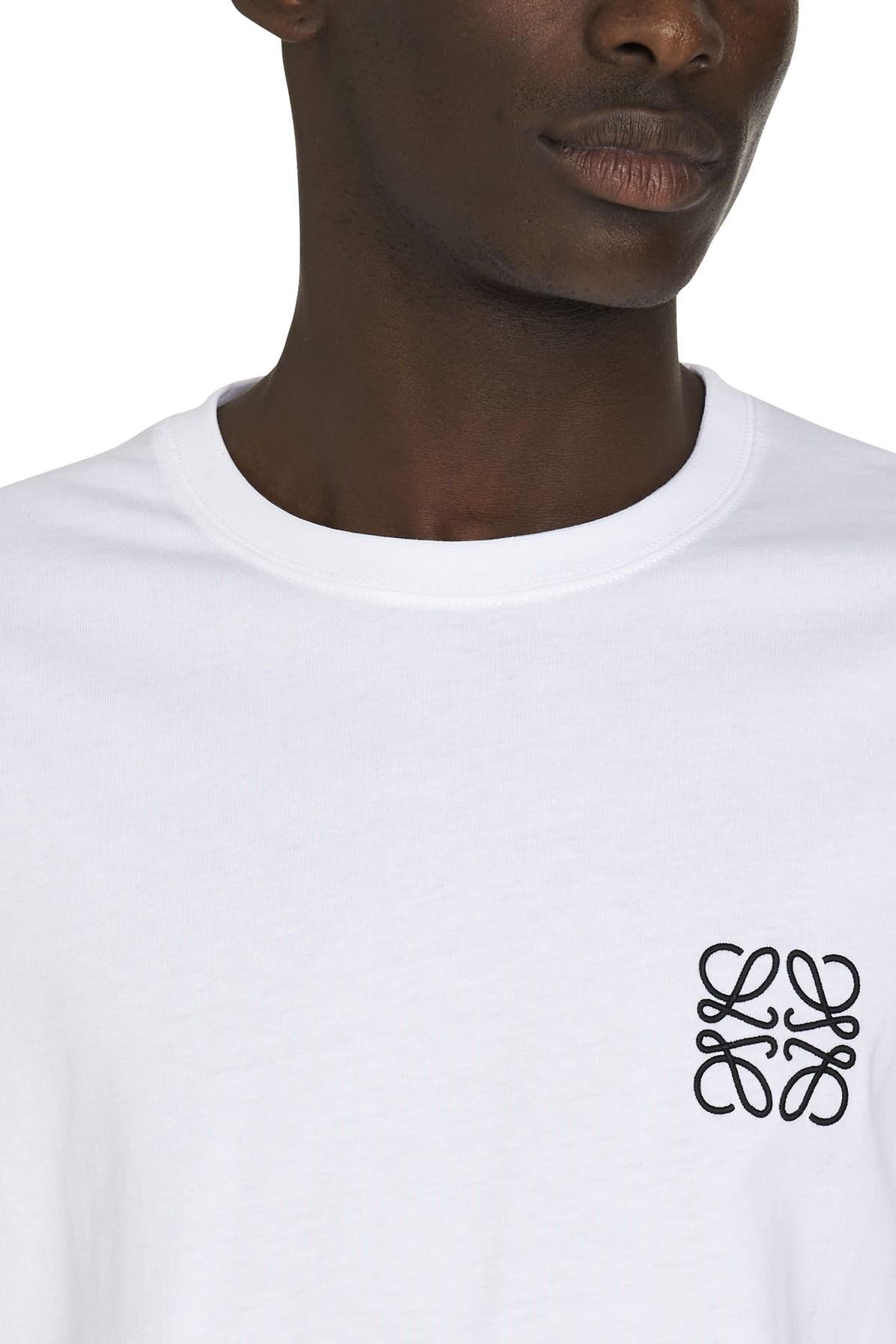 Loewe Cotton Anagram T-shirt in White for Men | Lyst