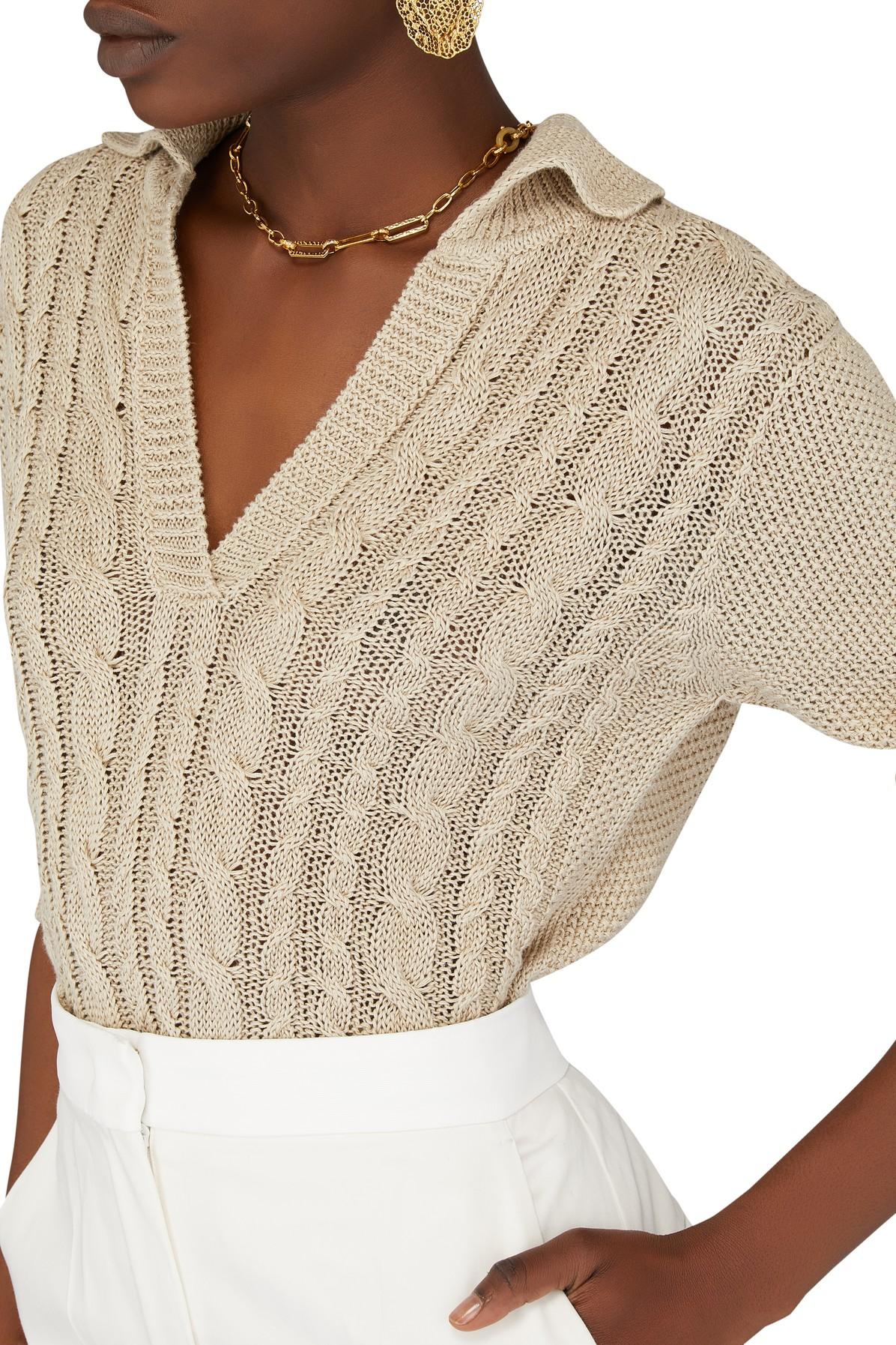 Max Mara Velo Sweater in Natural | Lyst UK