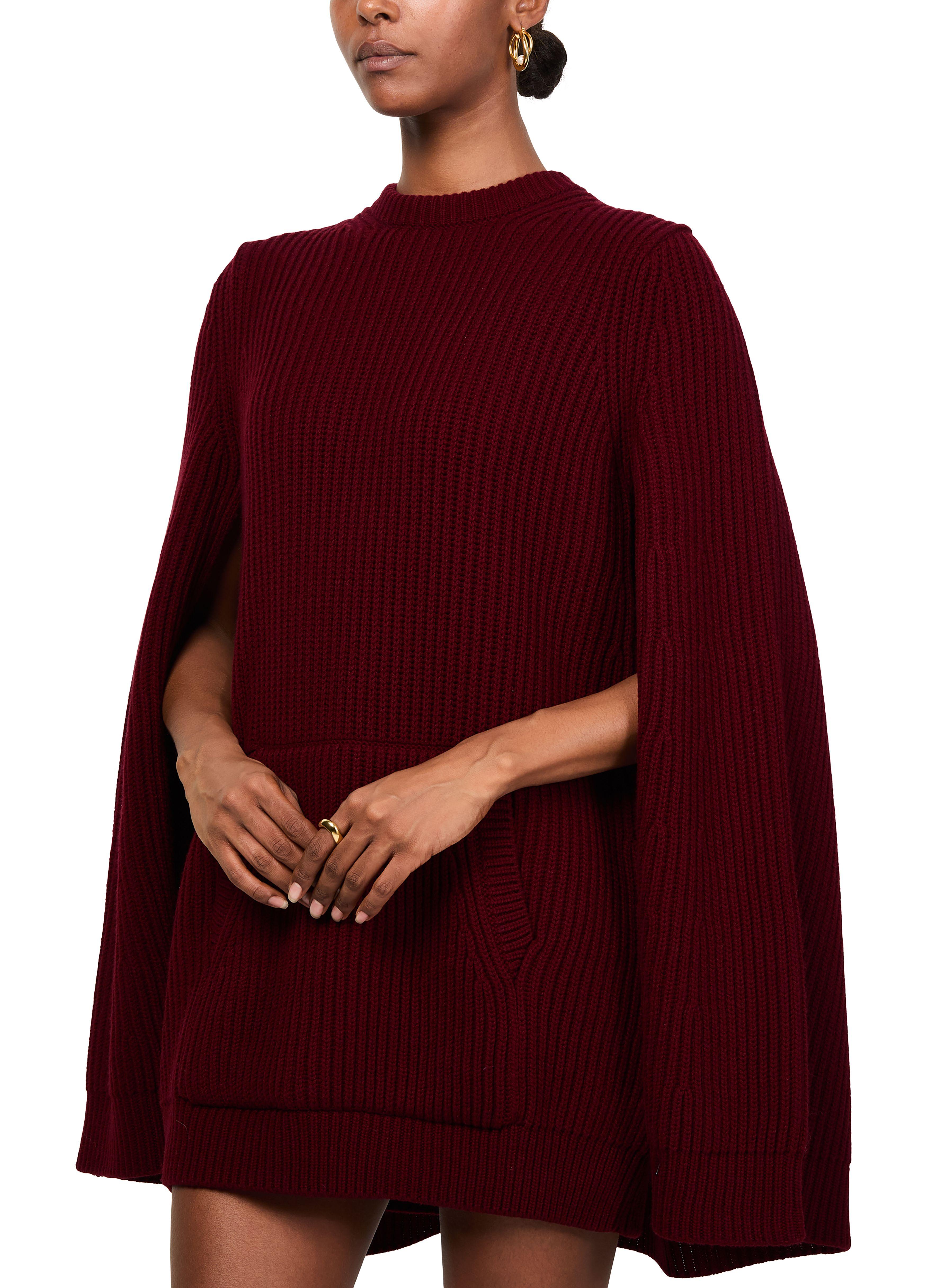 Max Mara Astoria Mini Knit Dress in Purple | Lyst