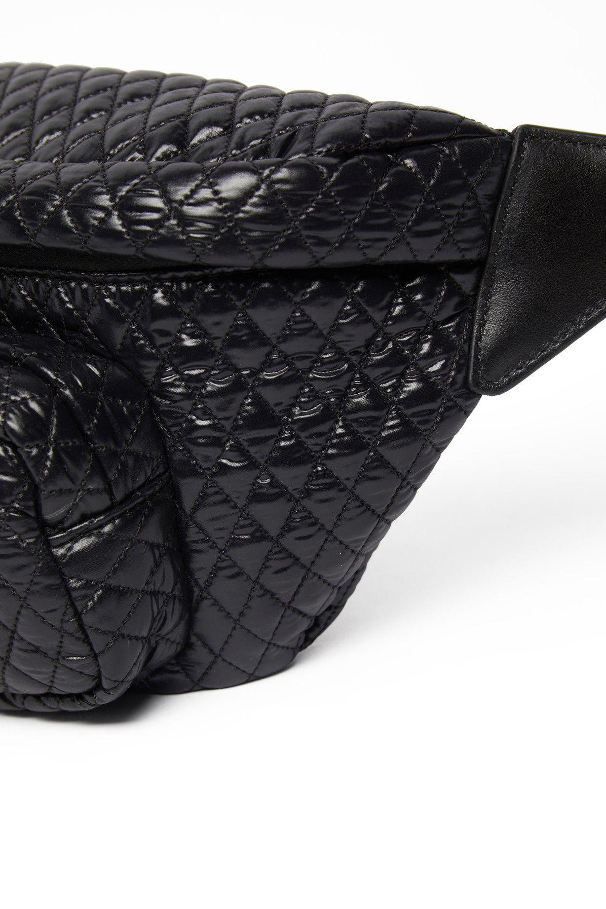 Moncler Black 'Felicie' Quilted Belt Bag Great gift idea for all occasions