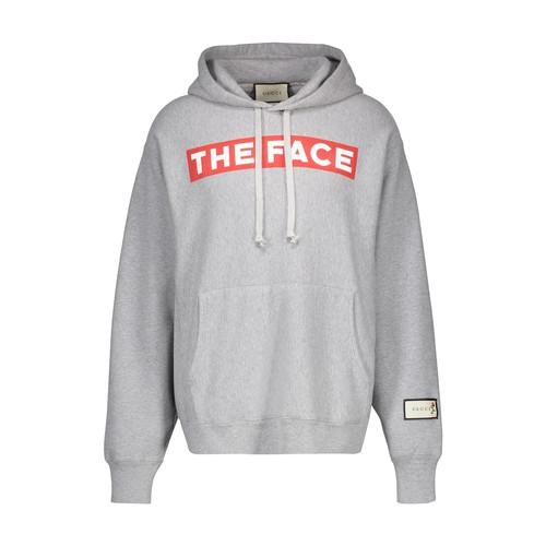 Gucci The Face Hoodie in Gray for Men | Lyst