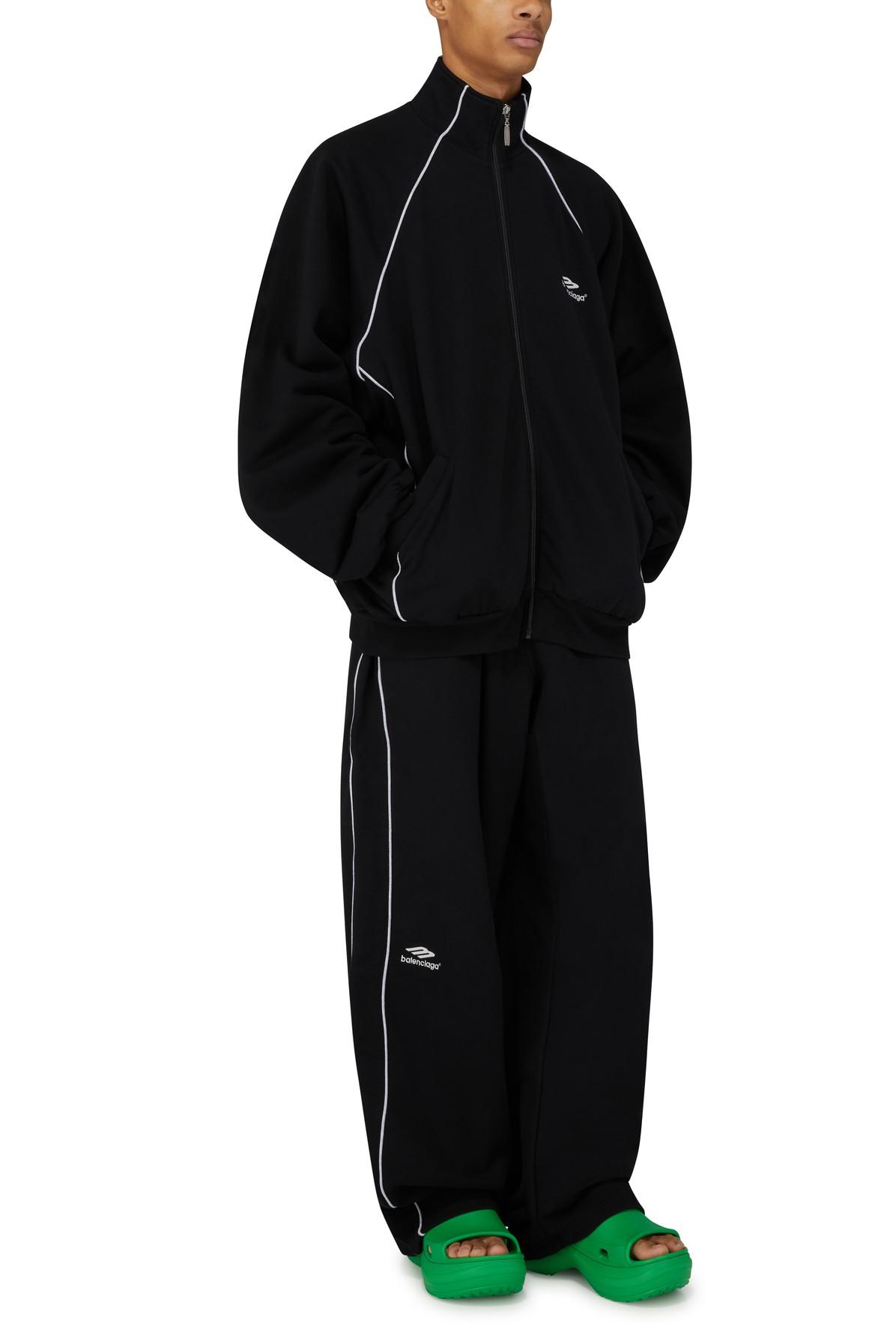 Balenciaga 3b Sports Icon Tracksuit Pants in Black for Men | Lyst