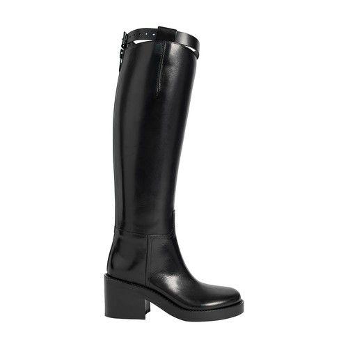 Ann Demeulemeester 50mm Stan Leather Riding Boots in Black Lyst