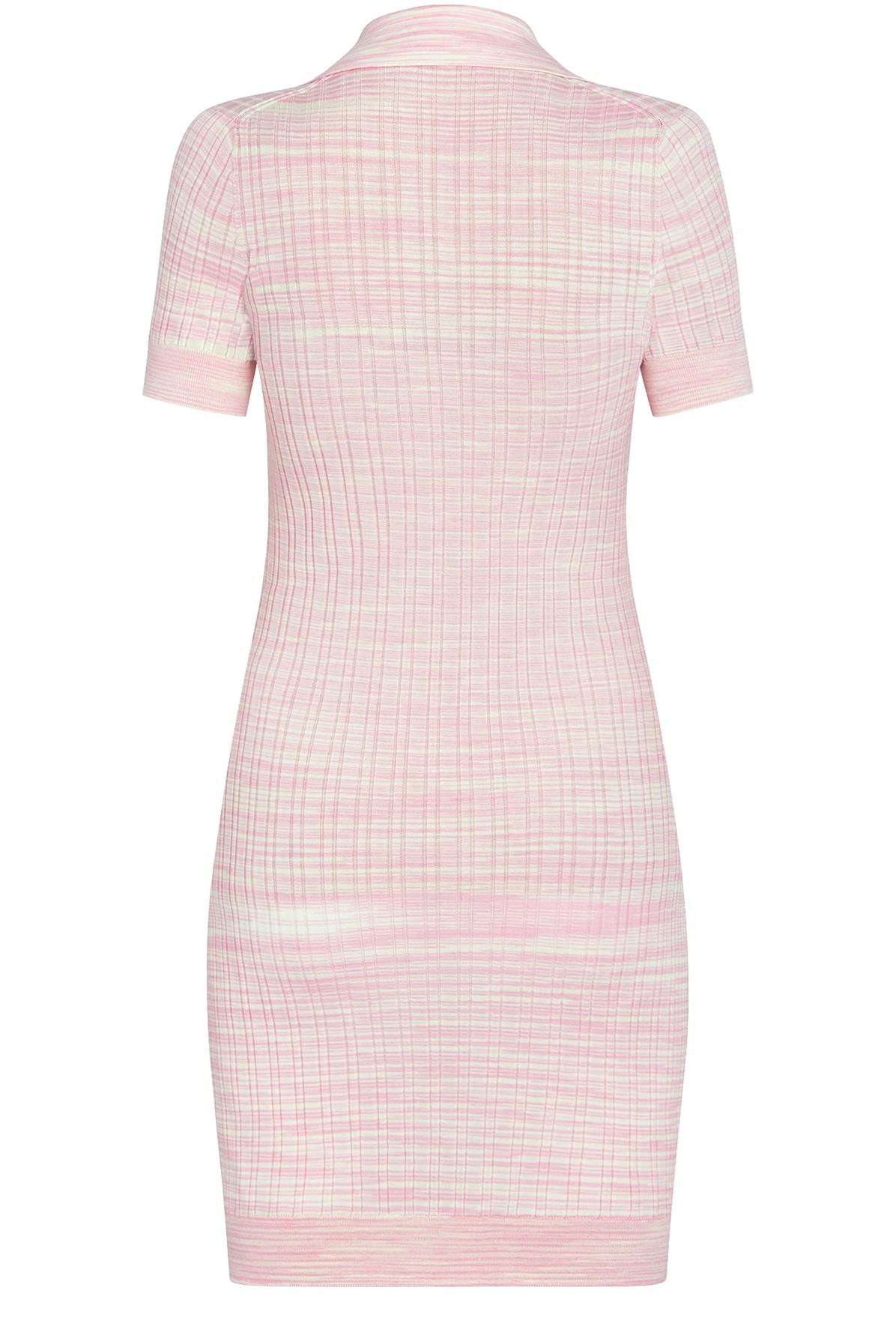 Mini dress Louis Vuitton Pink size 36 FR in Polyester - 23272119
