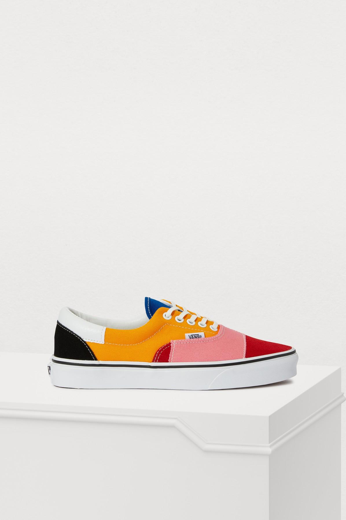 vans era patchwork sneakers