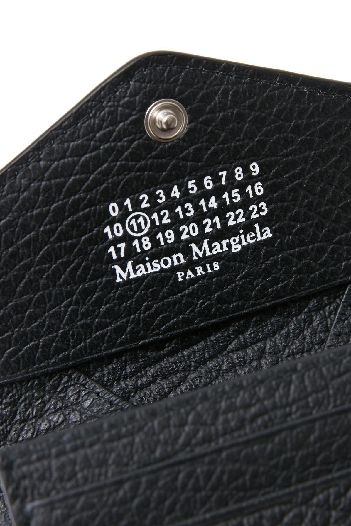 Maison Margiela Accordion Fold Wallet in Black | Lyst