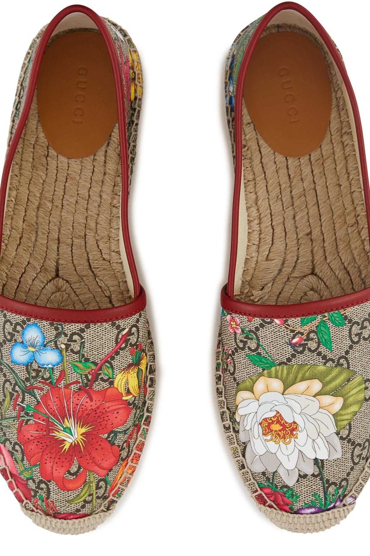gucci flower espadrilles