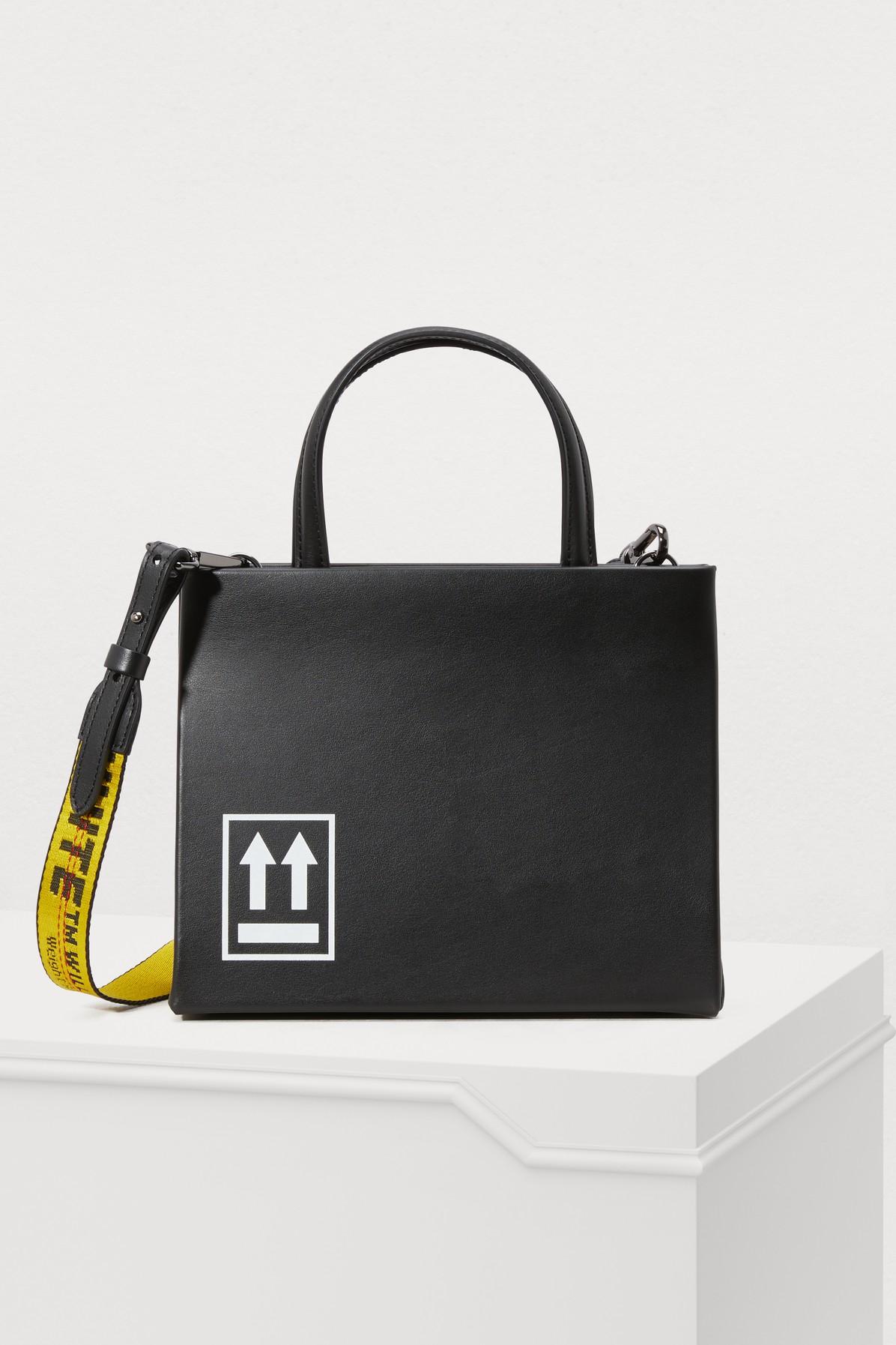 Off-White c/o Virgil Abloh Black Small Sculpture Tote Bag