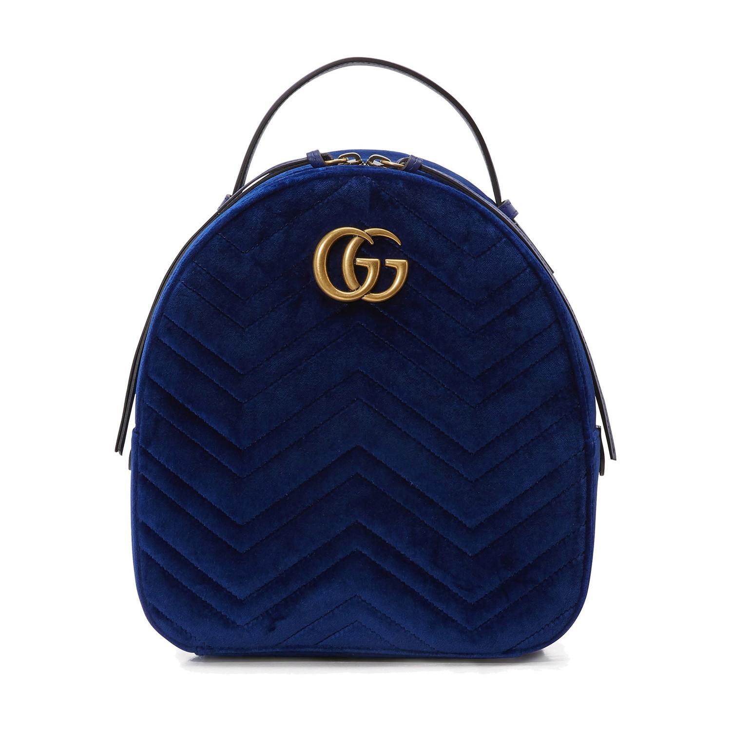 Gucci GG Marmont Velvet Backpack in 