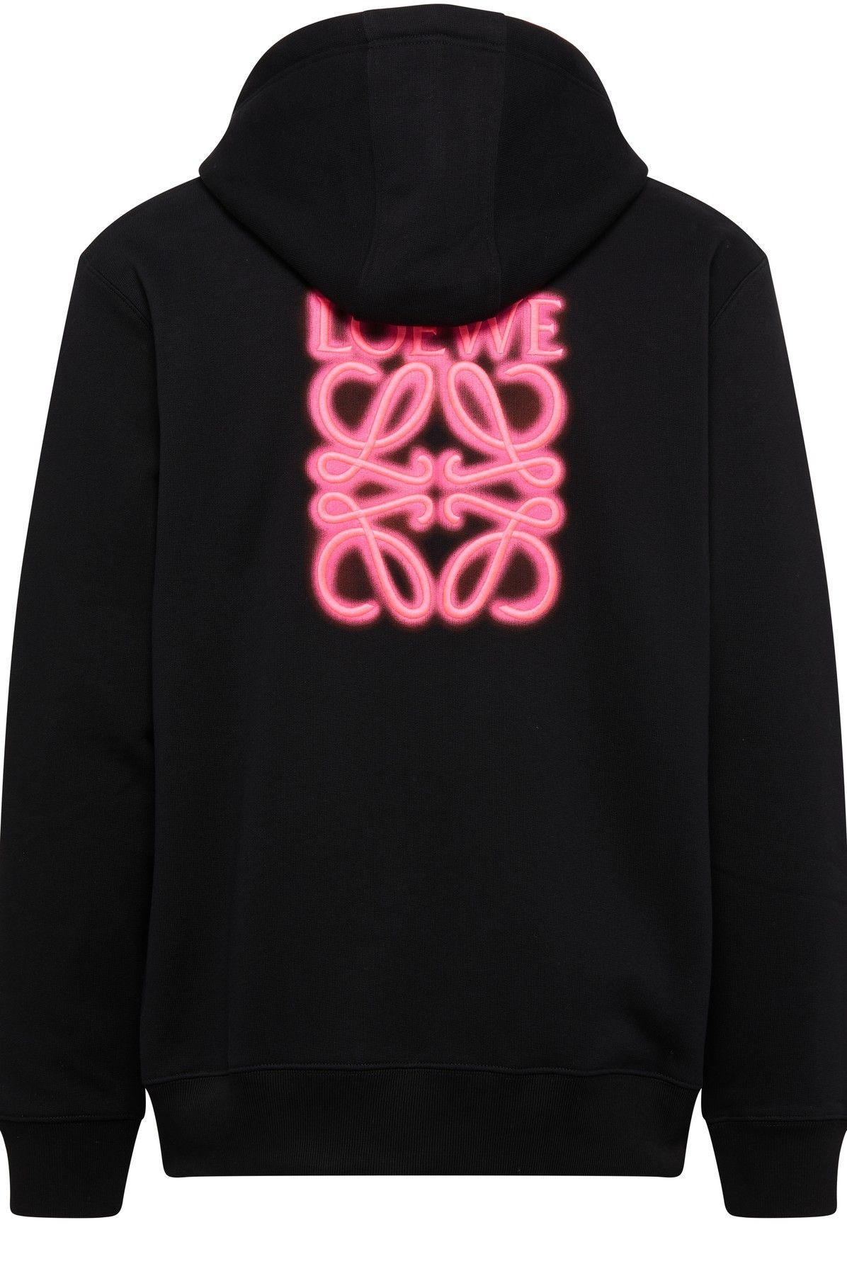 Loewe Neon Hoodie in Black for Men | Lyst