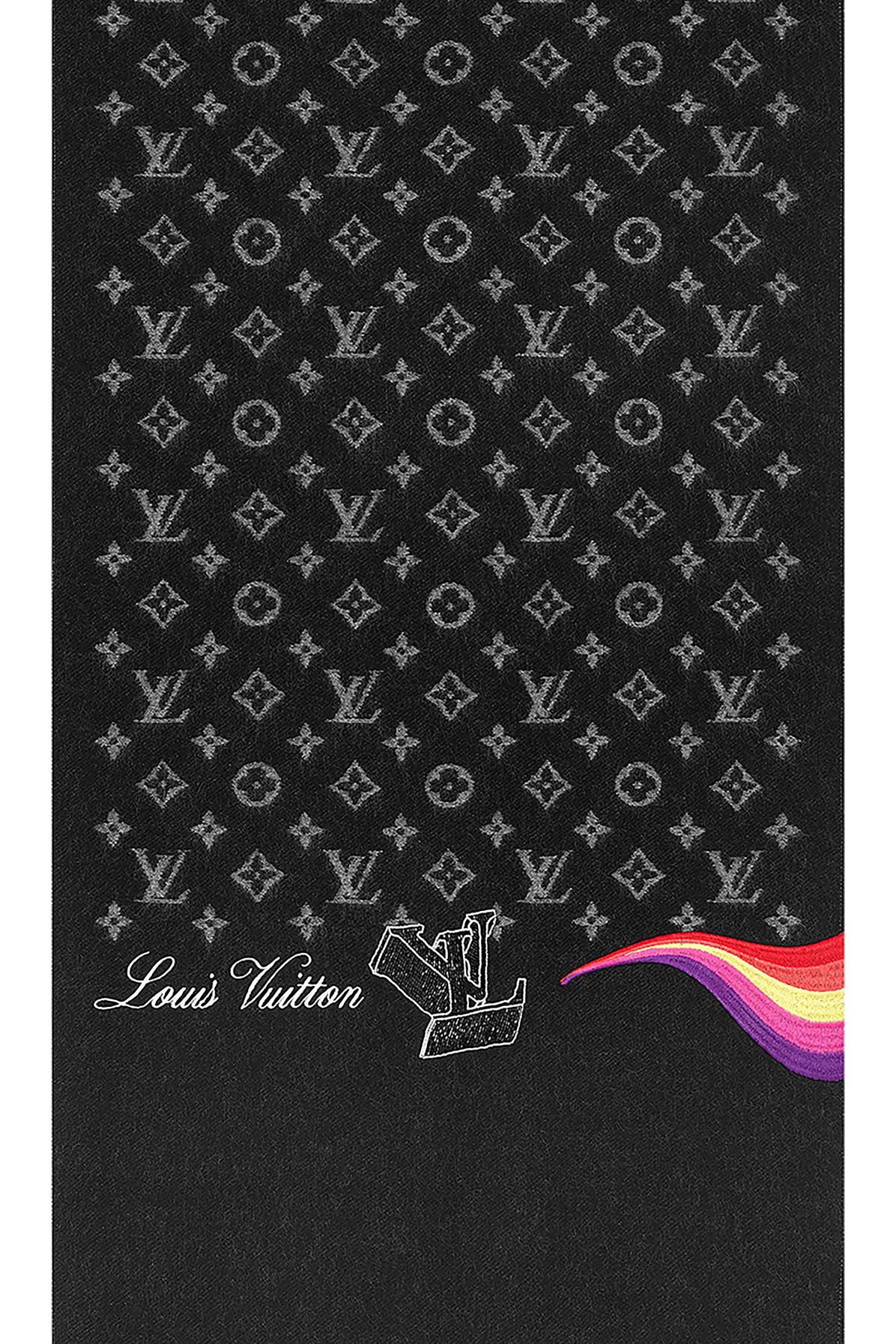 Louis Vuitton RAINBOW scarf Multiple colors Silk Wool ref.222614