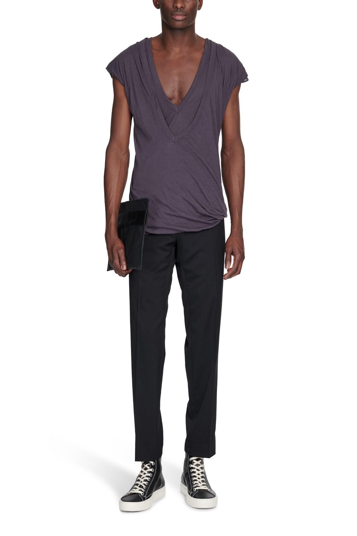 Rick Owens Double Dylan T-shirt in Plum 