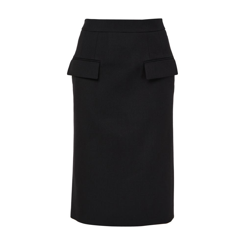 Flared Skirt Midi Skirt With Pockets Queen McQueen Skirts For