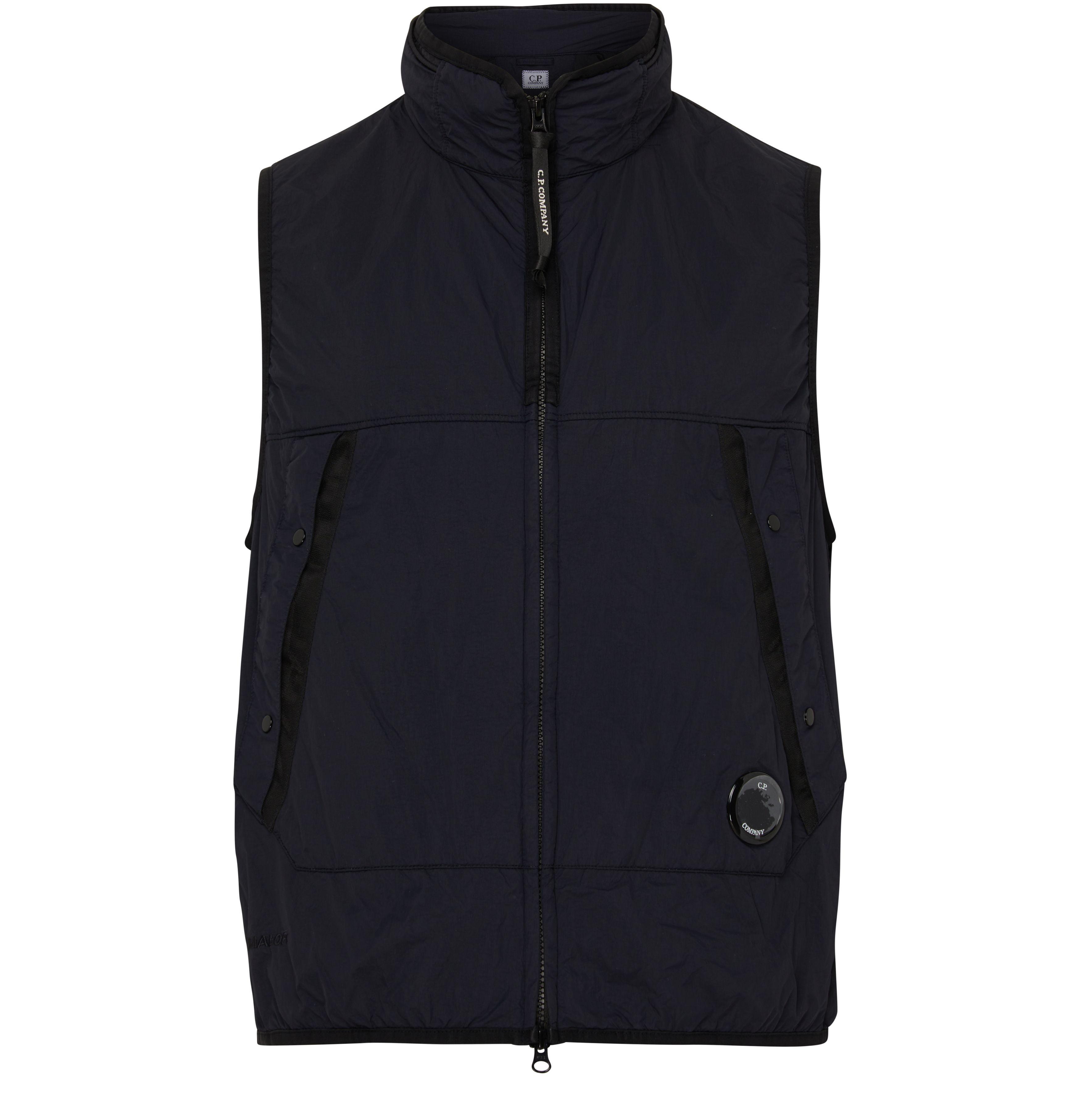 C.P. Company Lens-detail padded jacket - Black
