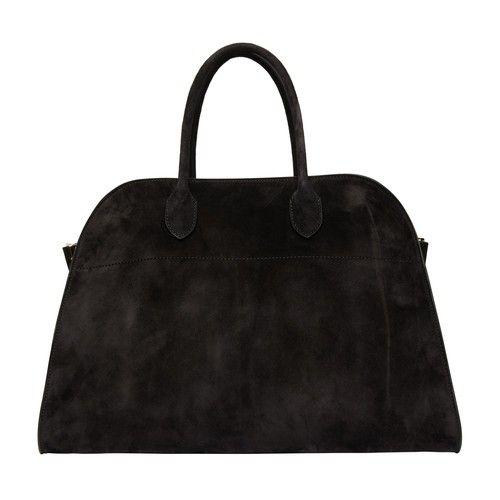 The Row Soft Margaux 15 Handbag in Black Lyst