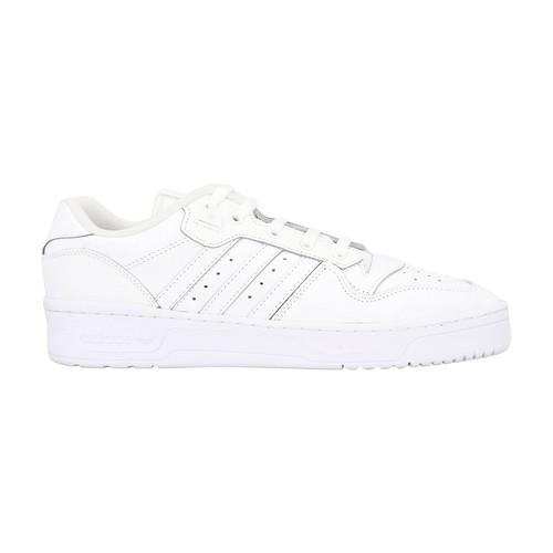 adidas originals rivalry low trainers in triple white