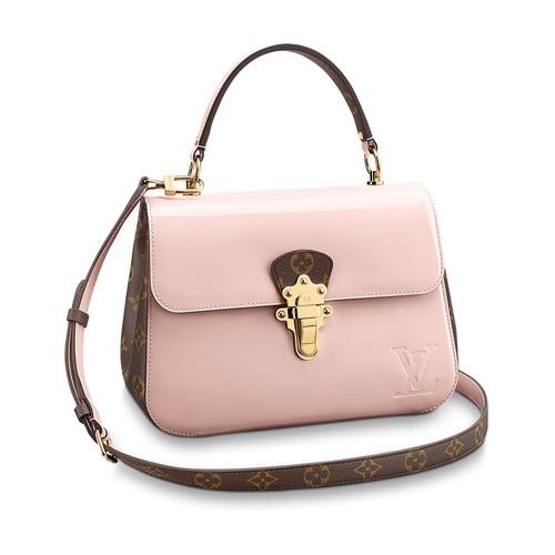 Cherrywood patent leather crossbody bag Louis Vuitton Pink in