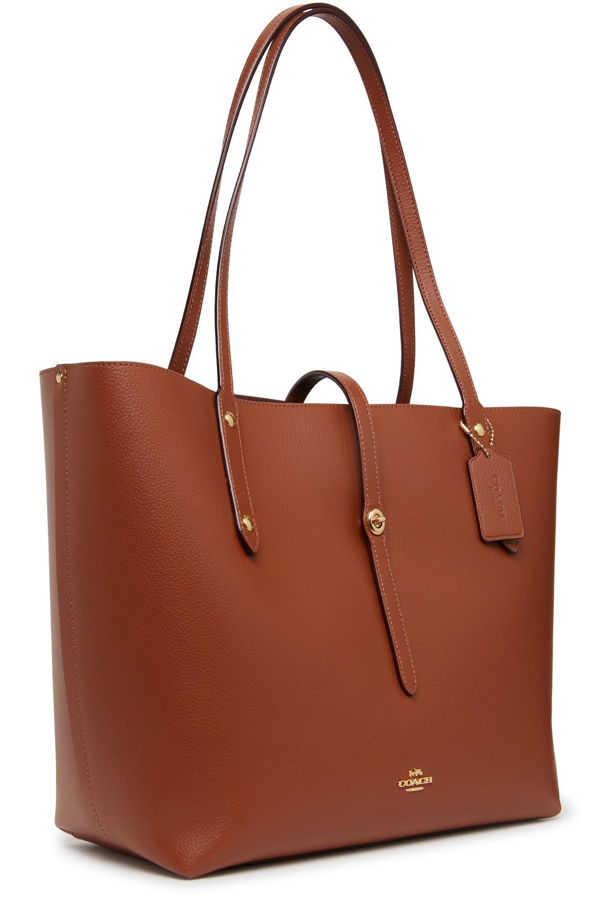 Coach market tote saddle hotsell
