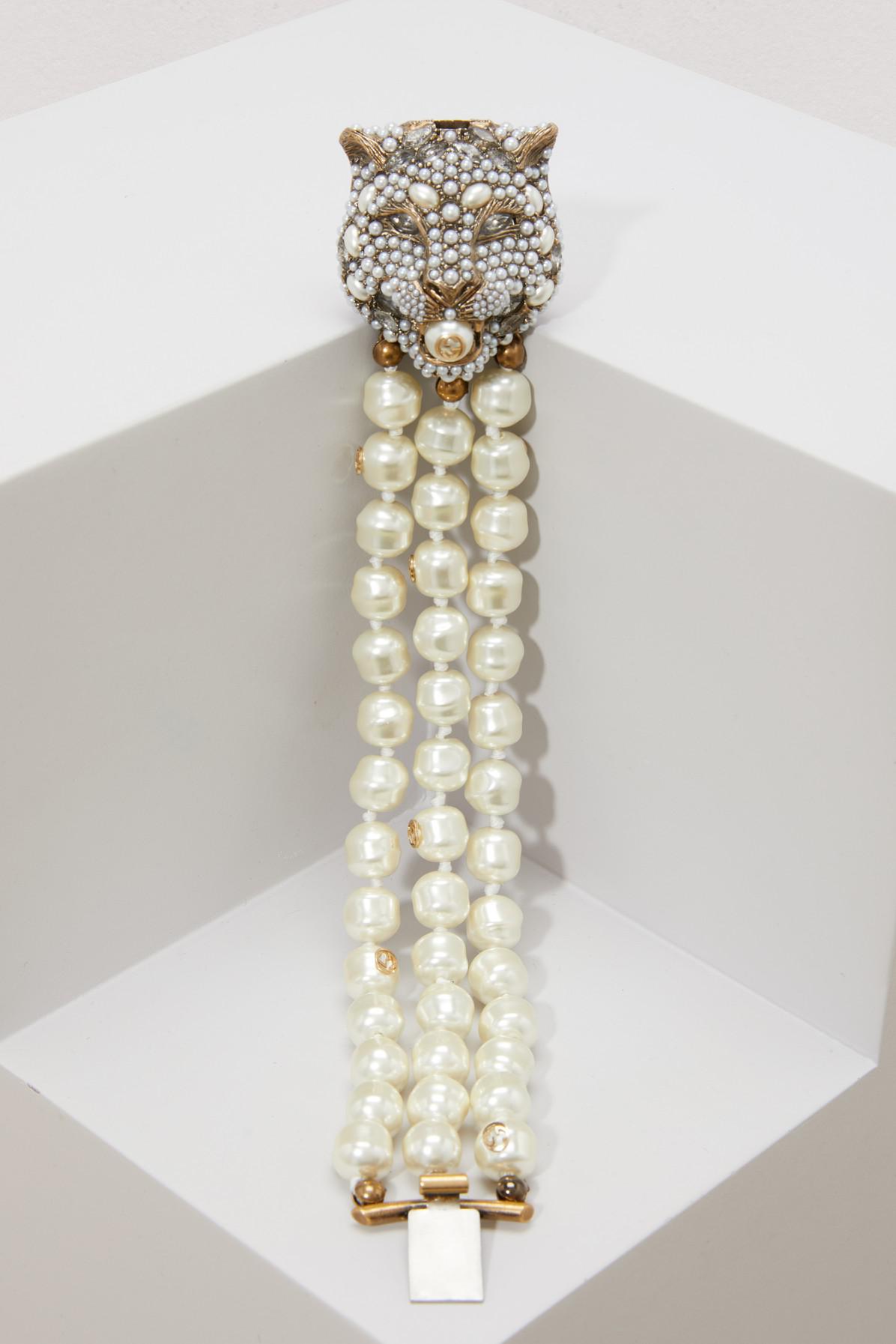 Gucci Pearl Bracelet - Lyst