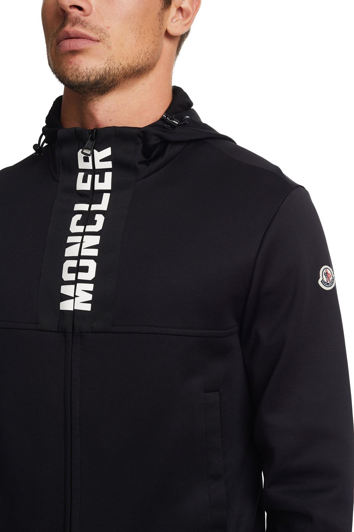 Moncler Maglia Logo Cardigan in Black for Men | Lyst