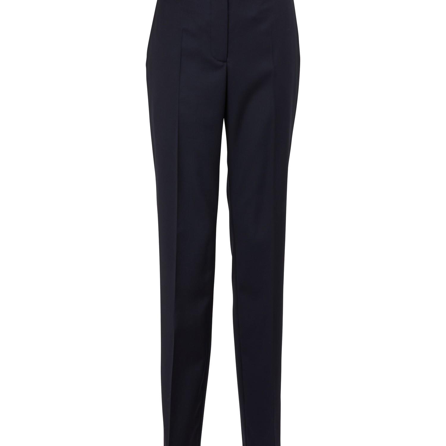 Calvin Klein Wool Uniform Pants in Dark Navy (Blue) - Lyst