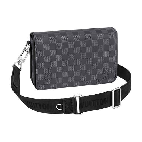 Louis Vuitton Studio Messenger Tasche in Grau für Herren | Lyst DE