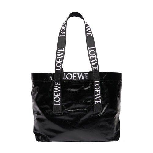 Loewe Fold Shopper in Black for Men | Lyst