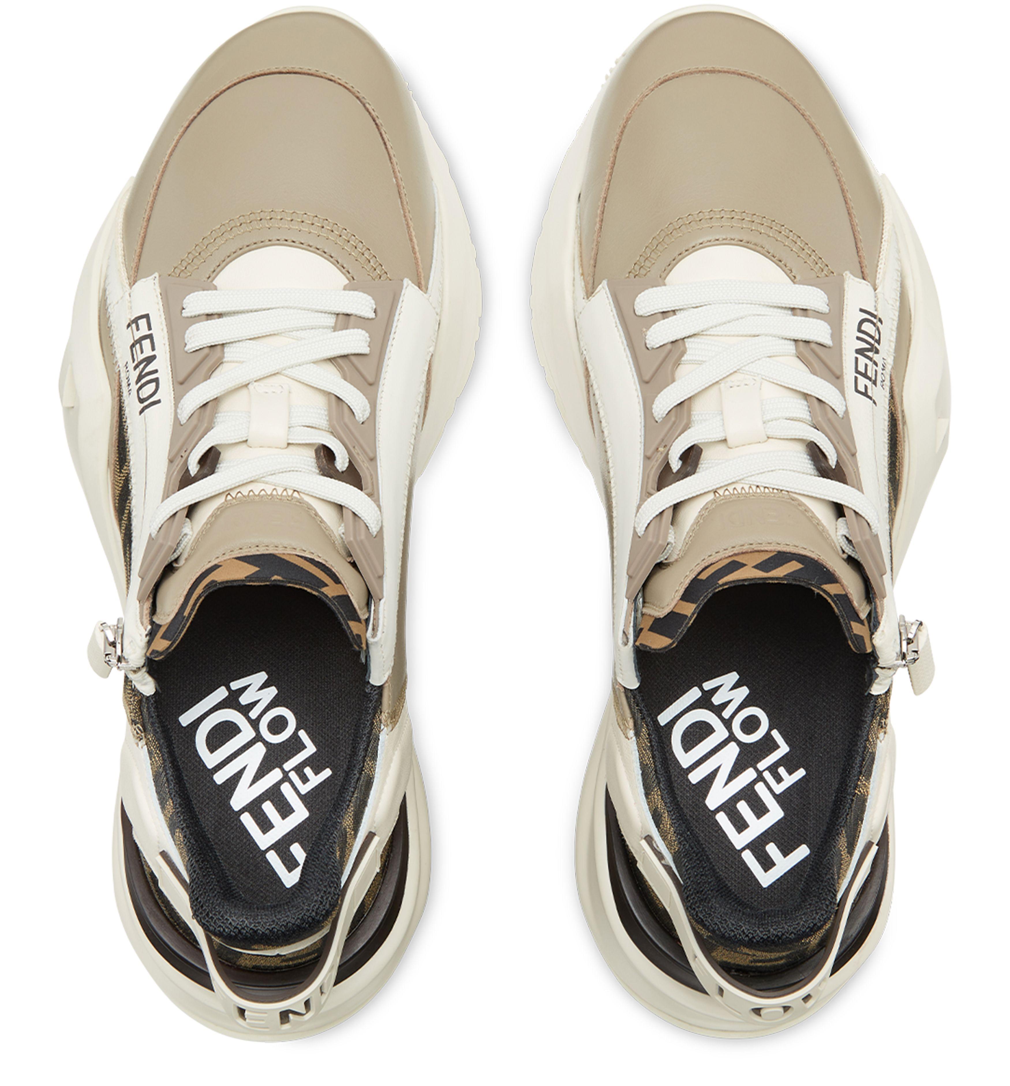 Fendi Flow Sneakers in Natural | Lyst